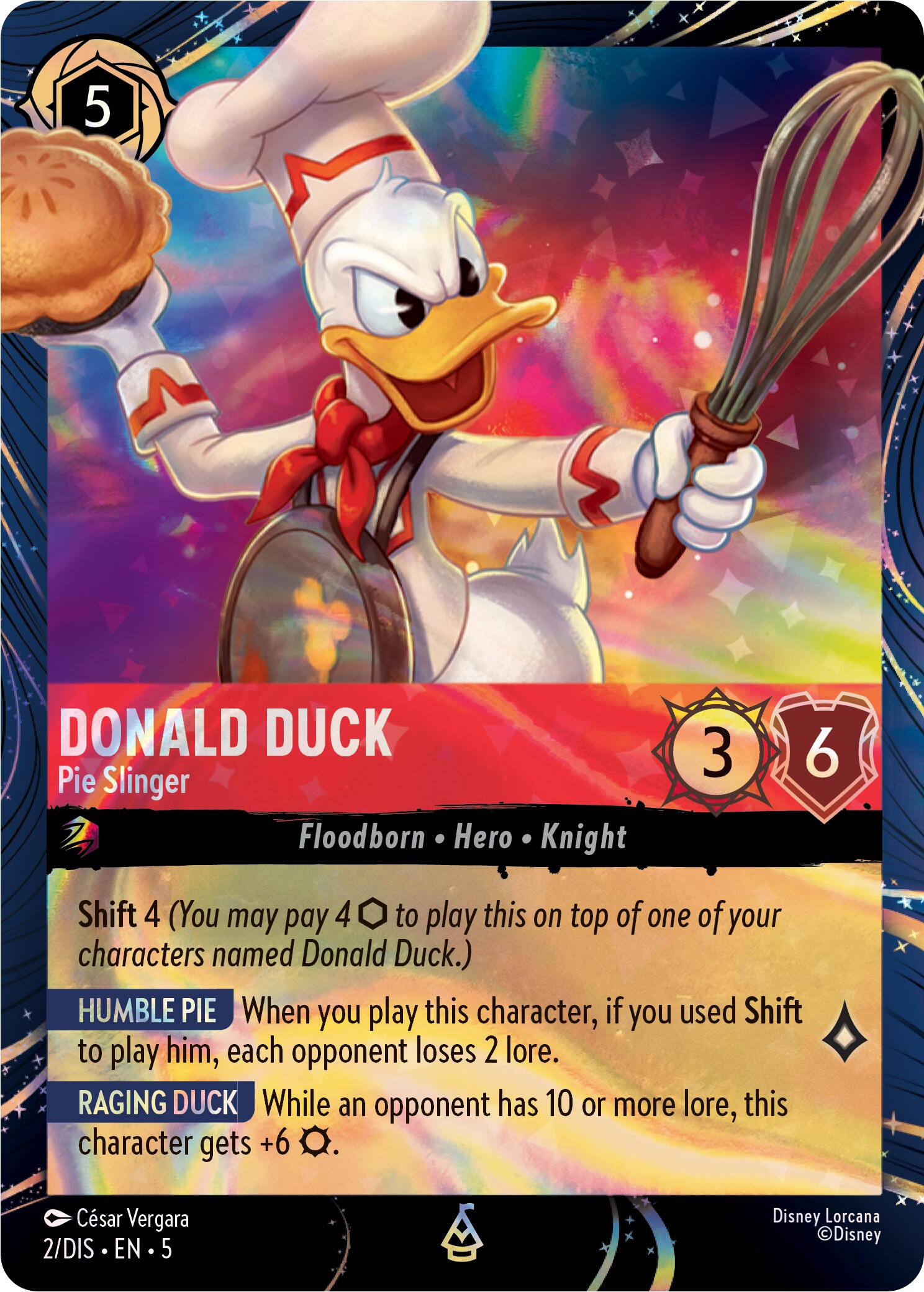 Donald Duck - Pie Slinger (2) [Promo Cards] | Devastation Store
