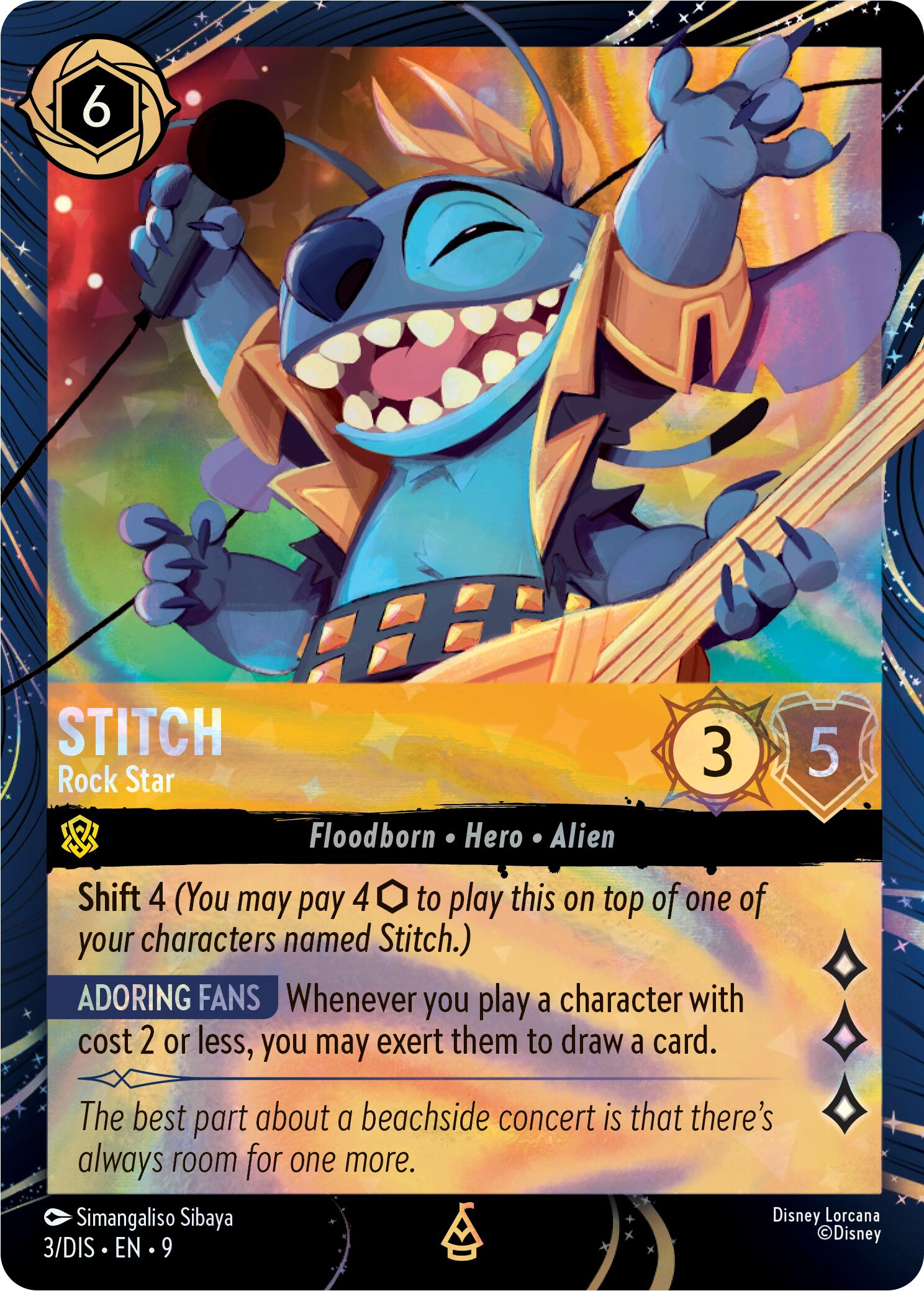 Stitch - Rock Star (3) [Promo Cards] | Devastation Store