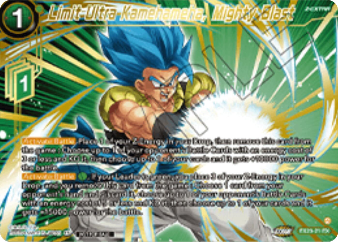 Limit Ultra Kamehameha, Mighty Blast (Championship 2025 Finals Premium Pack) (EX23-21) [Tournament Promotion Cards] | Devastation Store