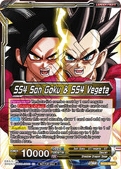 SS4 Son Goku & SS4 Vegeta // SS4 Gogeta, Strongest Fusion Explosion (Champion) (BT25-098) [Tournament Promotion Cards] | Devastation Store