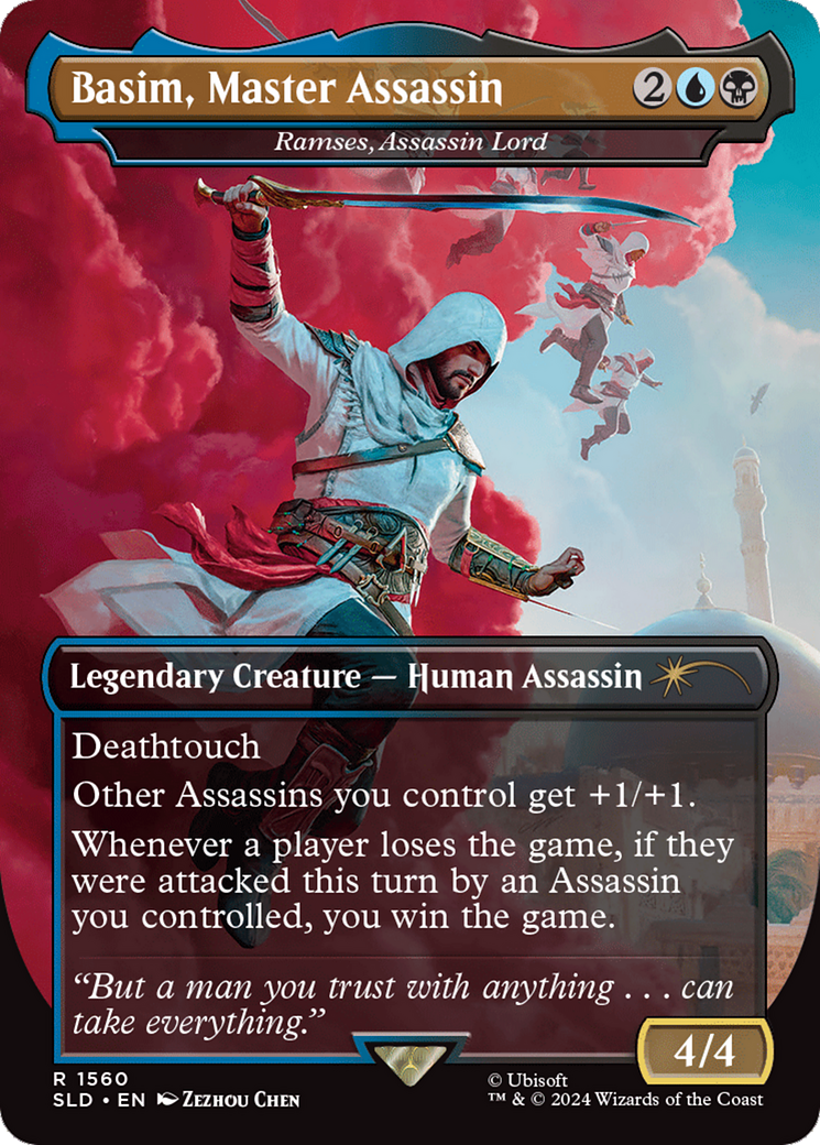 Basim, Master Assassin - Ramses, Assassin Lord (Rainbow Foil) [Secret Lair Drop Series] | Devastation Store