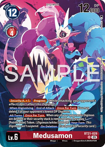 Medusamon [BT21-029] (2026 Dash Pack Campaign) (Alternate Art - Chinese) [World Convergence] | Devastation Store