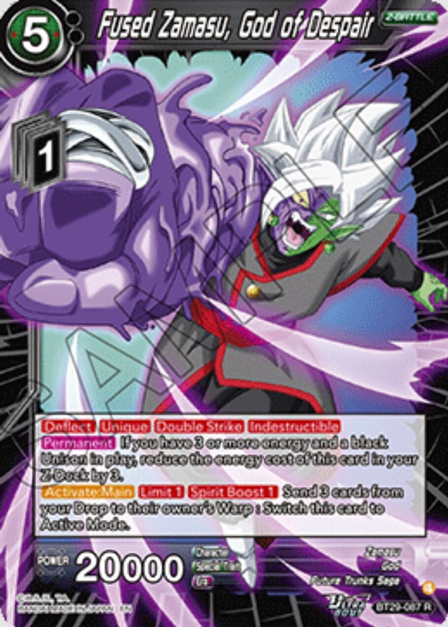 Fused Zamasu, God of Despair (BT29-087) [Fearsome Rivals] | Devastation Store