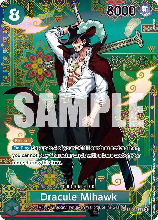 Dracule Mihawk (OP12-030) (SP) [The Azure Sea's Seven] | Devastation Store