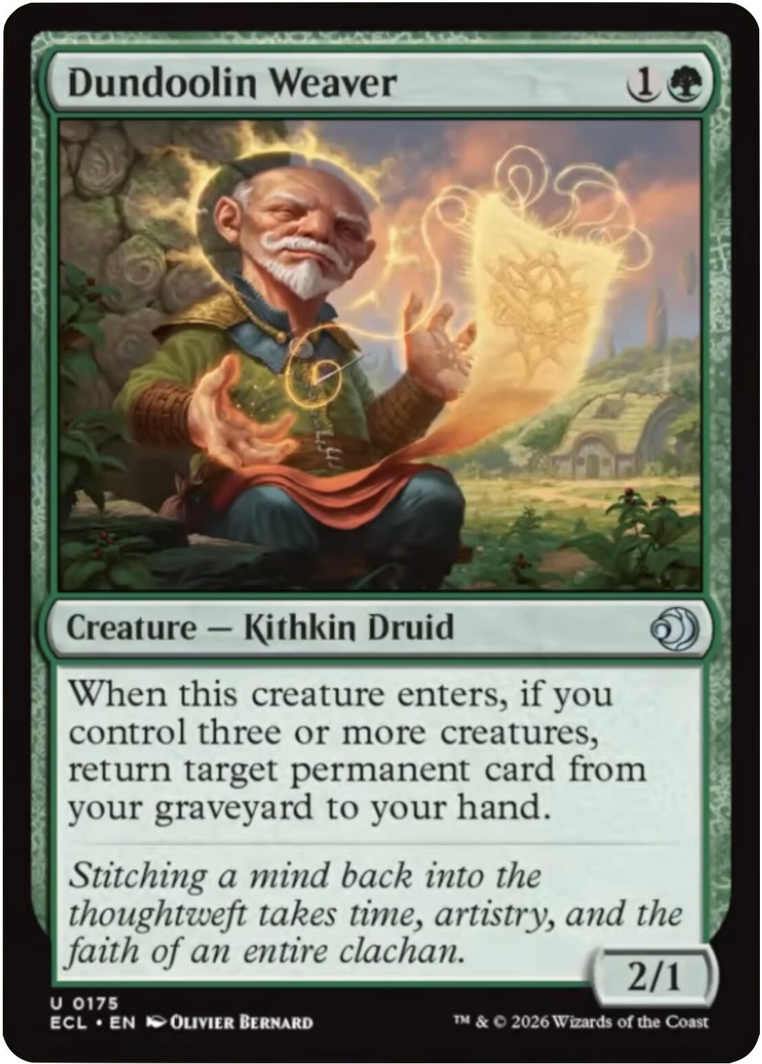 Dundoolin Weaver [Lorwyn Eclipsed] | Devastation Store