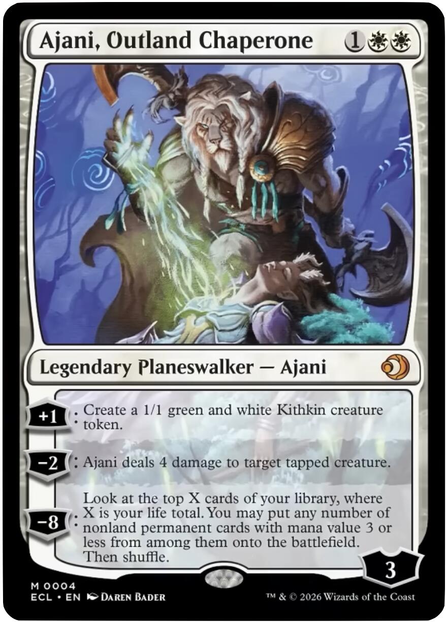 Ajani, Outland Chaperone [Lorwyn Eclipsed] | Devastation Store