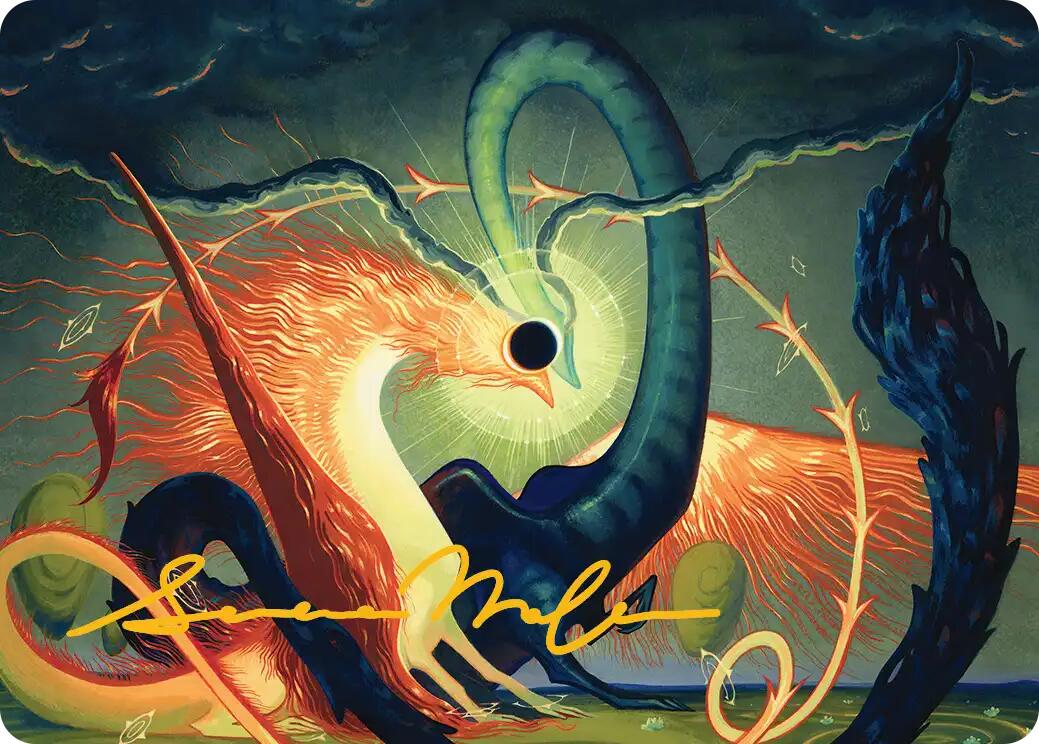 Celestial Reunion Art Card (42/54) (Gold-Stamped Signature) [Lorwyn Eclipsed Art Series] | Devastation Store