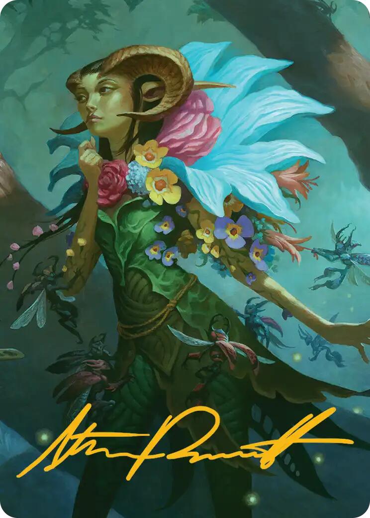 Maralen, Fae Ascendant Art Card (Gold-Stamped Signature) [Lorwyn Eclipsed Art Series] | Devastation Store