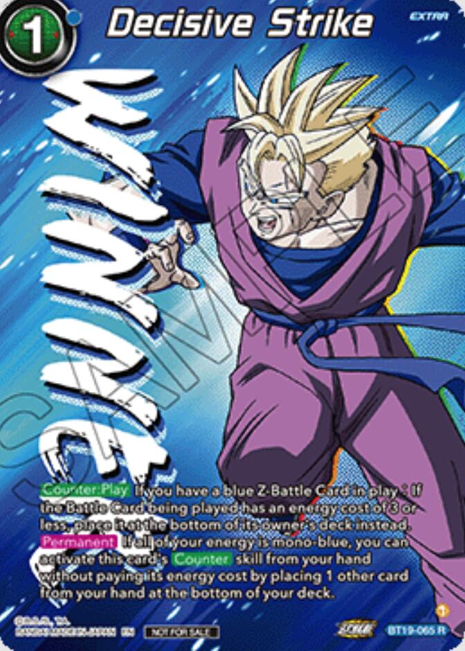 Decisive Strike (Ultra-Bout Series Tournament Pack Vol.1) (Winner) (BT19-065) [Tournament Promotion Cards] | Devastation Store