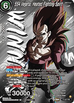 SS4 Vegeta, Heated Fighting Spirit (Ultra-Bout Series Tournament Pack Vol.1) (Winner) (P-457) [Tournament Promotion Cards] | Devastation Store