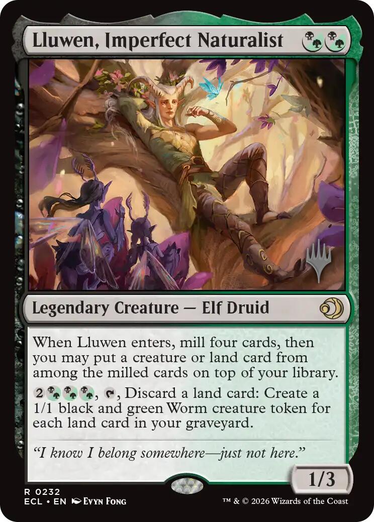 Lluwen, Imperfect Naturalist [Lorwyn Eclipsed Promos] | Devastation Store