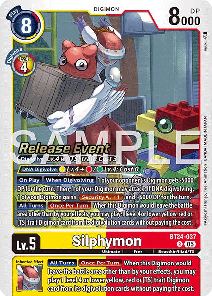 Silphymon [BT24-037] [Time Stranger Release Events Cards] | Devastation Store