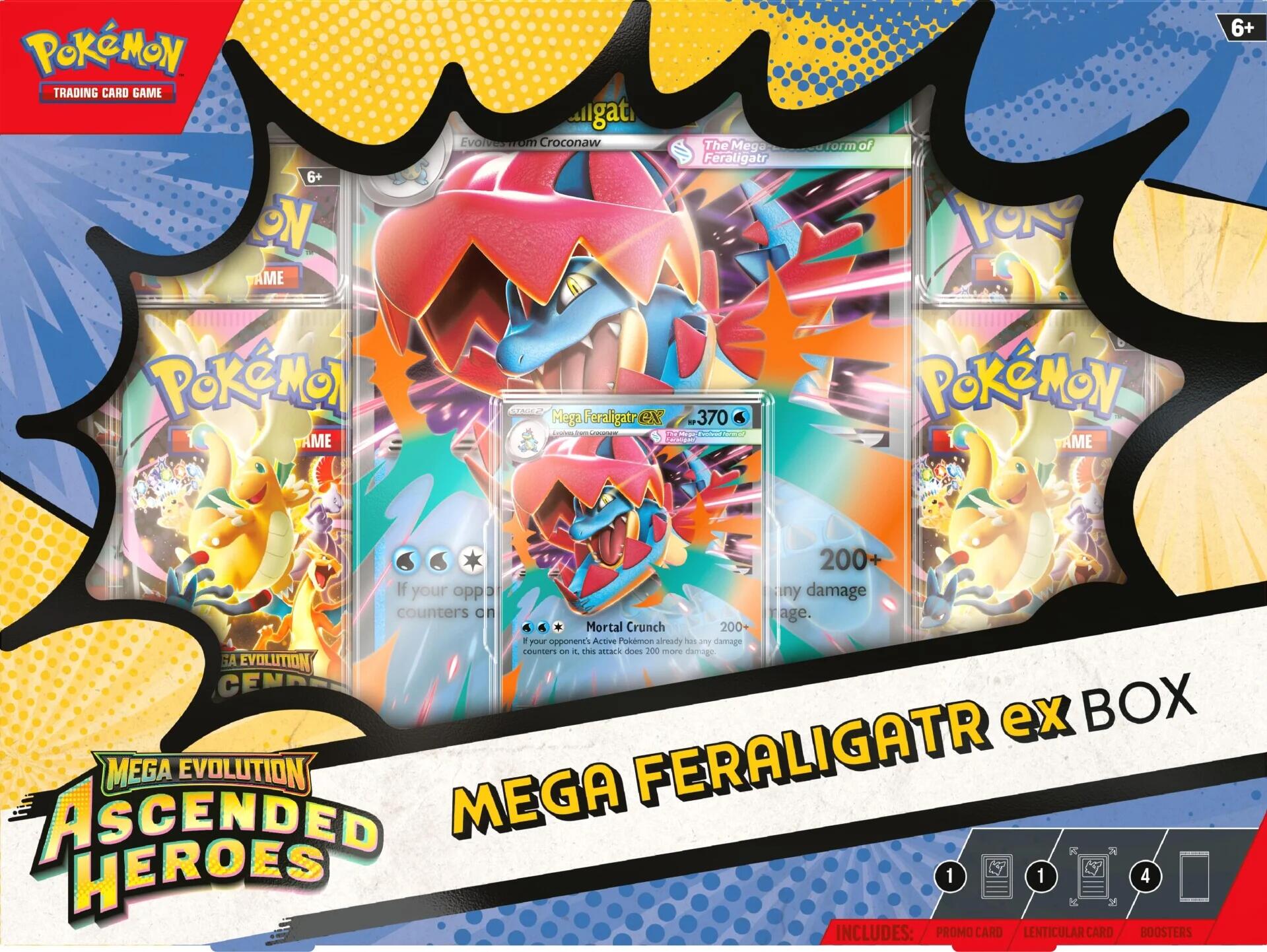 Mega Evolution: Ascended Heroes - Mega Feraligatr ex Box | Devastation Store