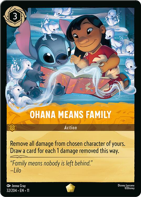 Ohana Means Family (32/204) [Winterspell] | Devastation Store