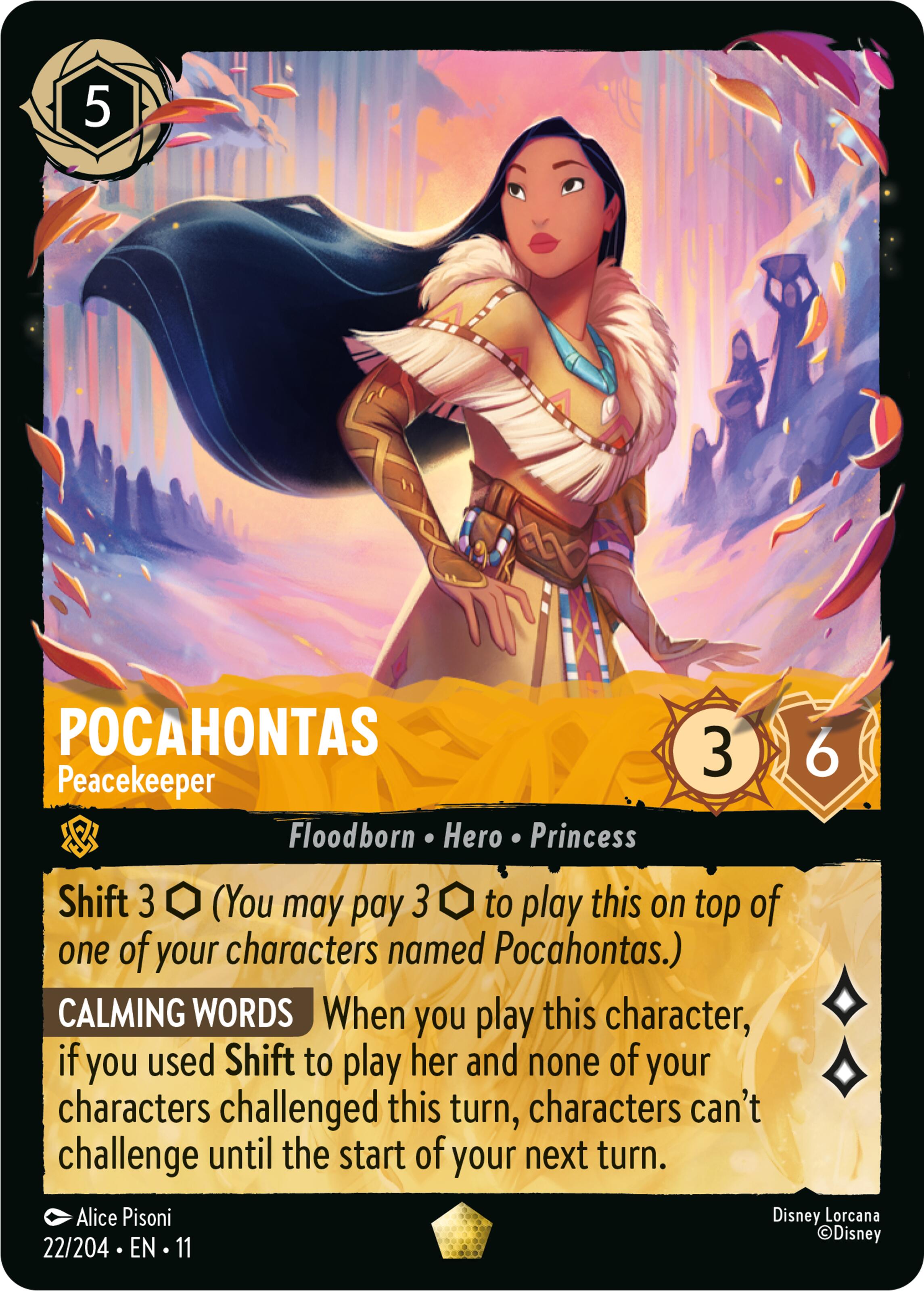 Pocahontas - Peacekeeper (22/204) [Winterspell] | Devastation Store