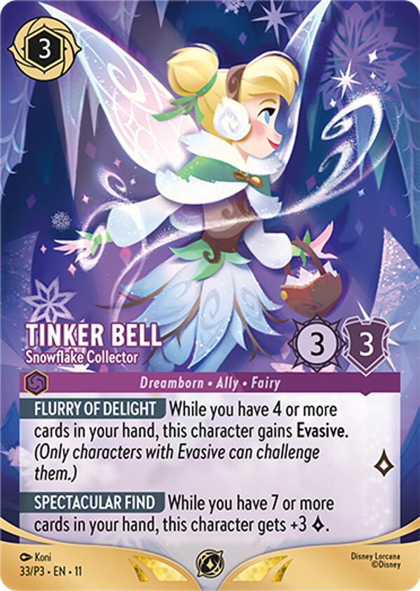 Tinker Bell - Snowflake Collector (Store Championship Participant) (33) [Promo Cards] | Devastation Store