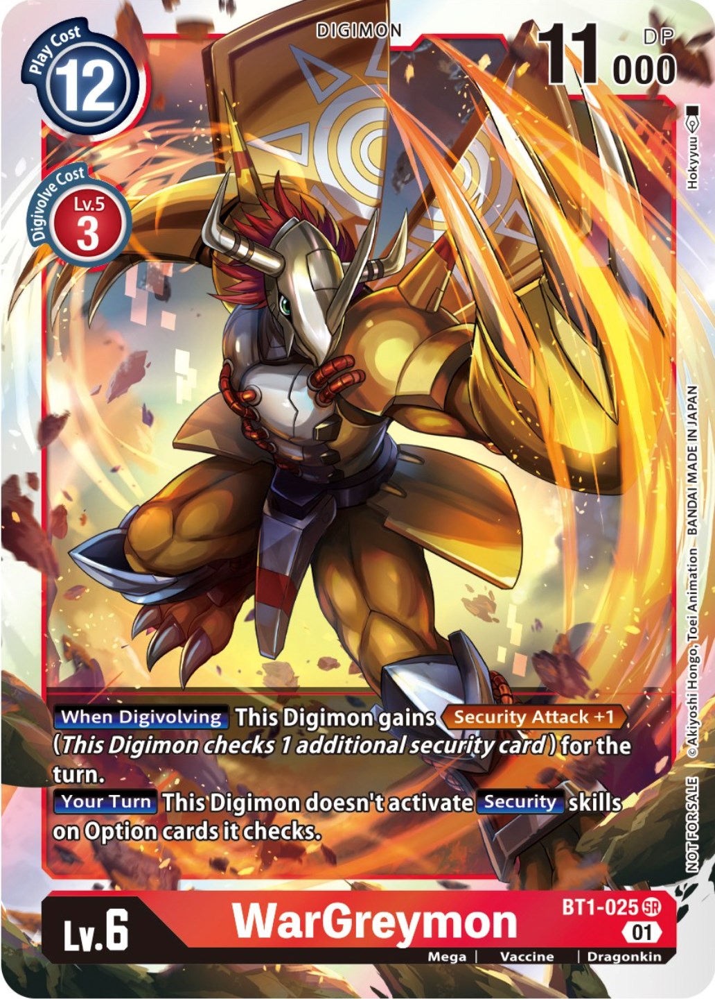 WarGreymon [BT1-025] (ST-11 Special Entry Pack) [Release Special Booster Promos] | Devastation Store