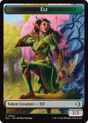Elf // Kithkin (0007) Double-Sided Token [Lorwyn Eclipsed Tokens] | Devastation Store