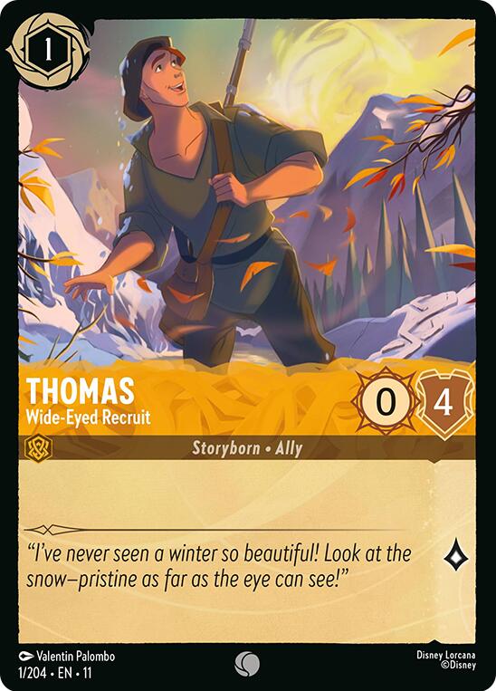 Thomas - Wide-Eyed Recruit (1/204) [Winterspell] | Devastation Store