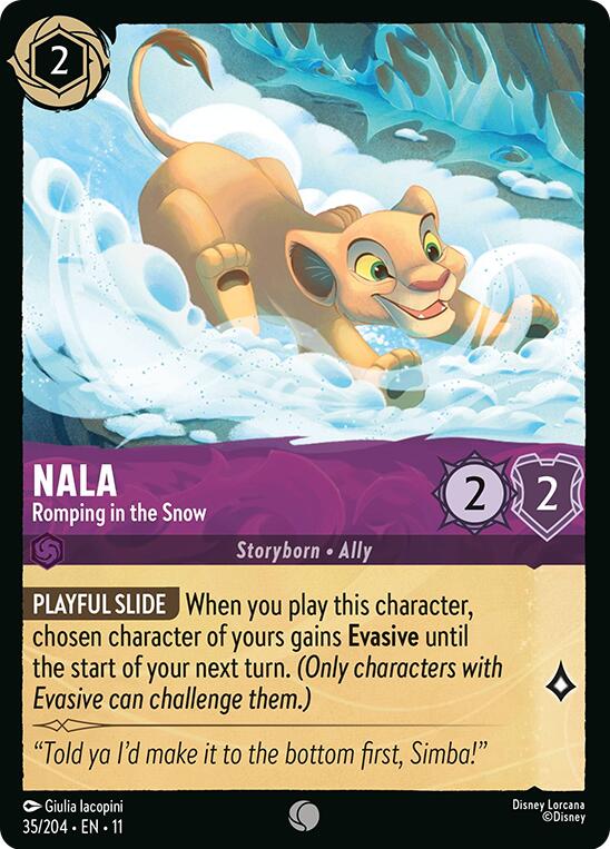 Nala - Romping in the Snow (35/204) [Winterspell] | Devastation Store