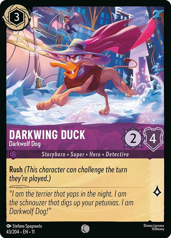 Darkwing Duck - Darkwolf Dog (43/204) [Winterspell] | Devastation Store