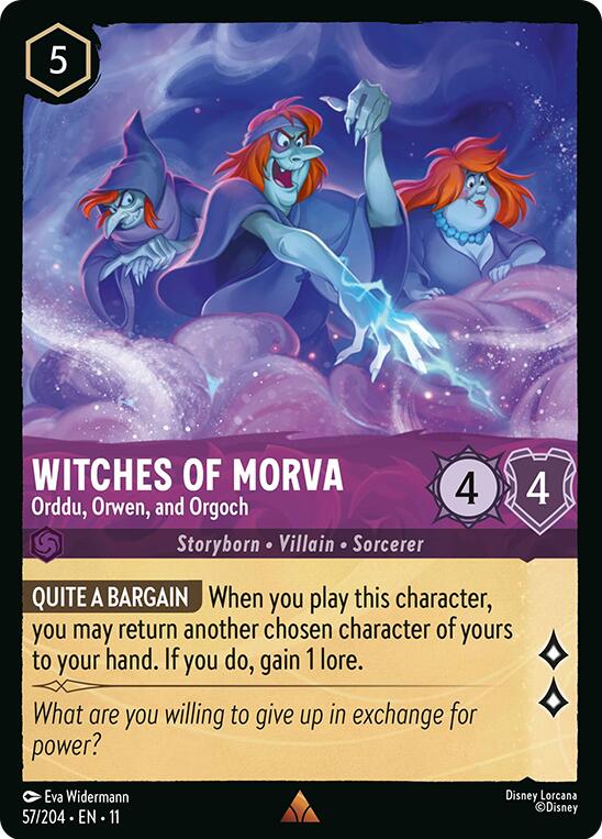 Witches of Morva - Orddu, Orwen, and Orgoch (57/204) [Winterspell] | Devastation Store