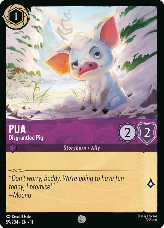 Pua - Disgruntled Pig (59/204) [Winterspell] | Devastation Store