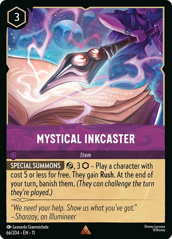 Mystical Inkcaster (66/204) [Winterspell] | Devastation Store