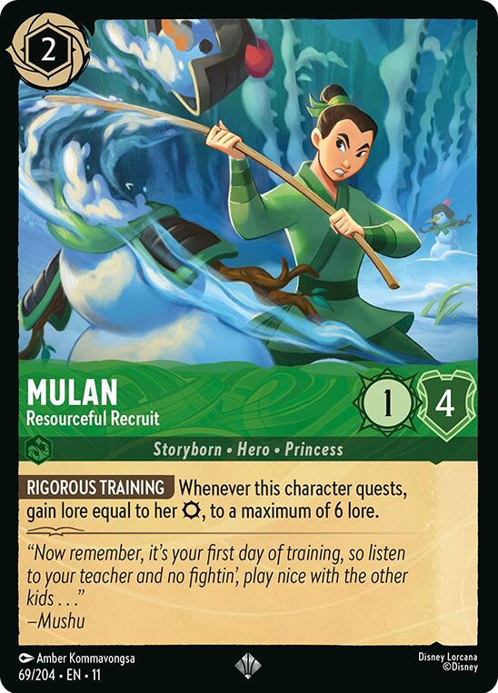 Mulan - Resourceful Recruit (69/204) [Winterspell] | Devastation Store