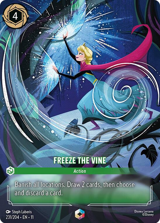 Freeze the Vine (Enchanted) (231/204) [Winterspell] | Devastation Store