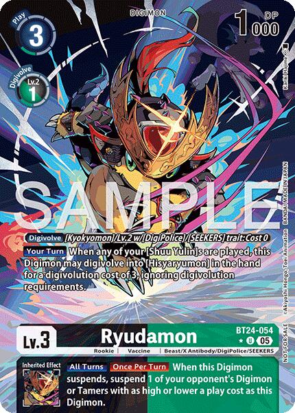 Ryudamon [BT24-054] (Alternate Art) [Time Stranger] | Devastation Store