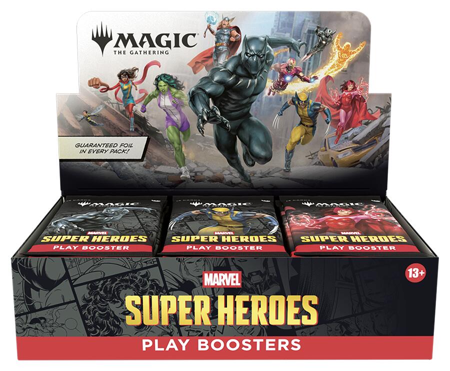 Marvel Super Heroes - Play Booster Display | Devastation Store