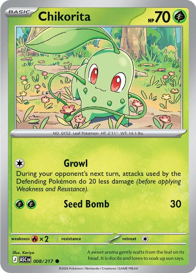 Chikorita (008/217) [Mega Evolution: Ascended Heroes] | Devastation Store