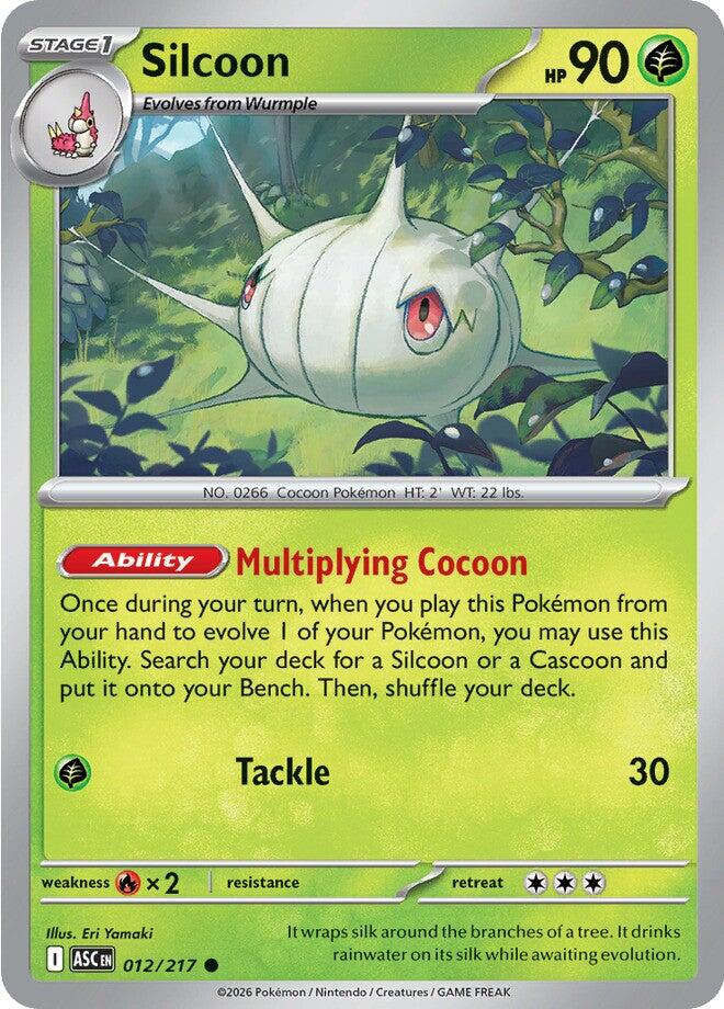 Silcoon (012/217) [Mega Evolution: Ascended Heroes] | Devastation Store