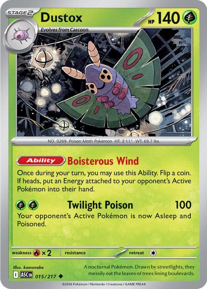 Dustox (015/217) [Mega Evolution: Ascended Heroes] | Devastation Store
