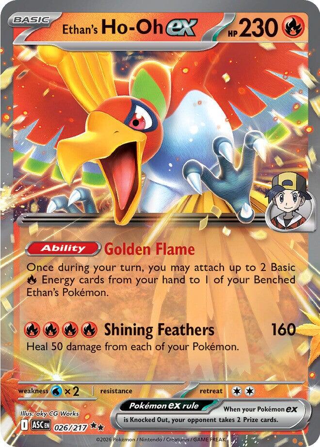 Ethan's Ho-Oh ex (026/217) [Mega Evolution: Ascended Heroes] | Devastation Store