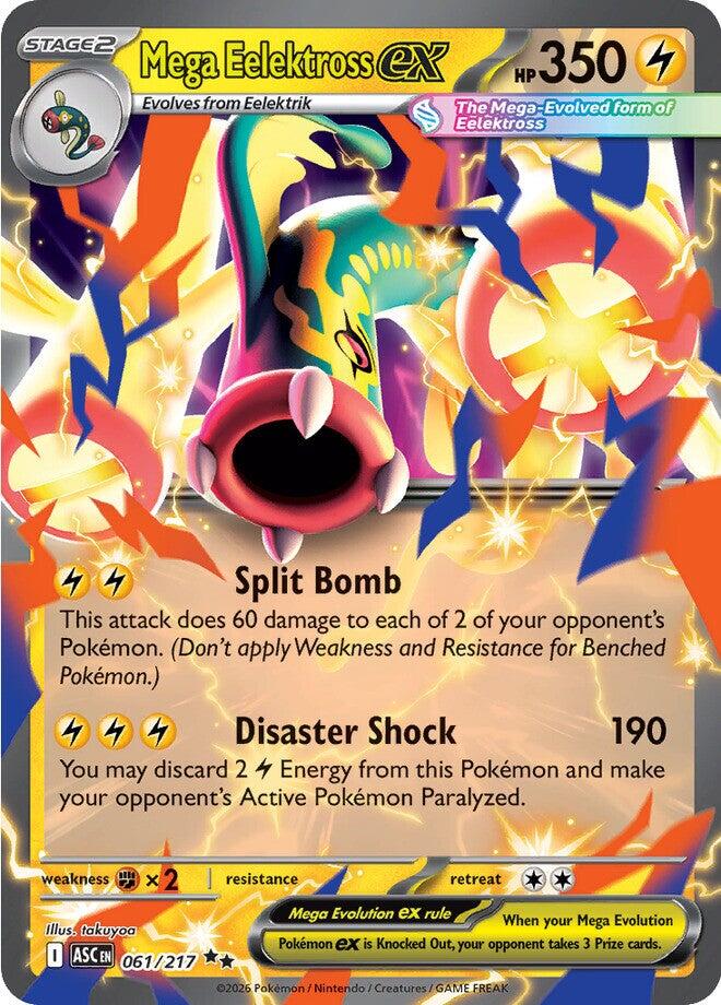 Mega Eelektross ex (061/217) [Mega Evolution: Ascended Heroes] | Devastation Store