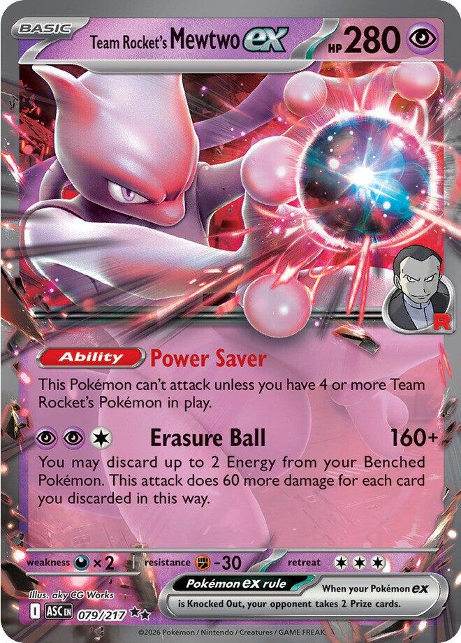 Team Rocket's Mewtwo ex (079/217) [Mega Evolution: Ascended Heroes] | Devastation Store