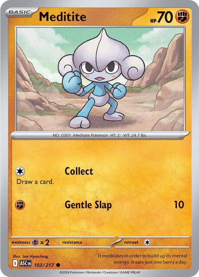 Meditite (103/217) [Mega Evolution: Ascended Heroes] | Devastation Store