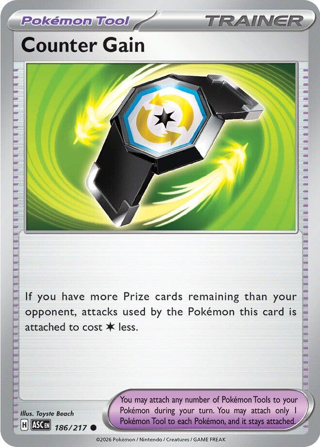 Counter Gain (186/217) (Reverse Holo) [Mega Evolution: Ascended Heroes] | Devastation Store