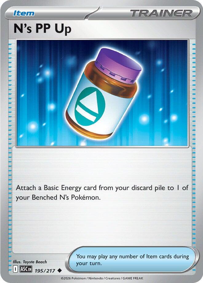 N's PP Up (195/217) [Mega Evolution: Ascended Heroes] | Devastation Store
