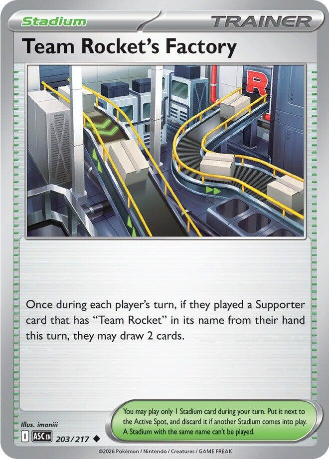 Team Rocket's Factory (203/217) [Mega Evolution: Ascended Heroes] | Devastation Store