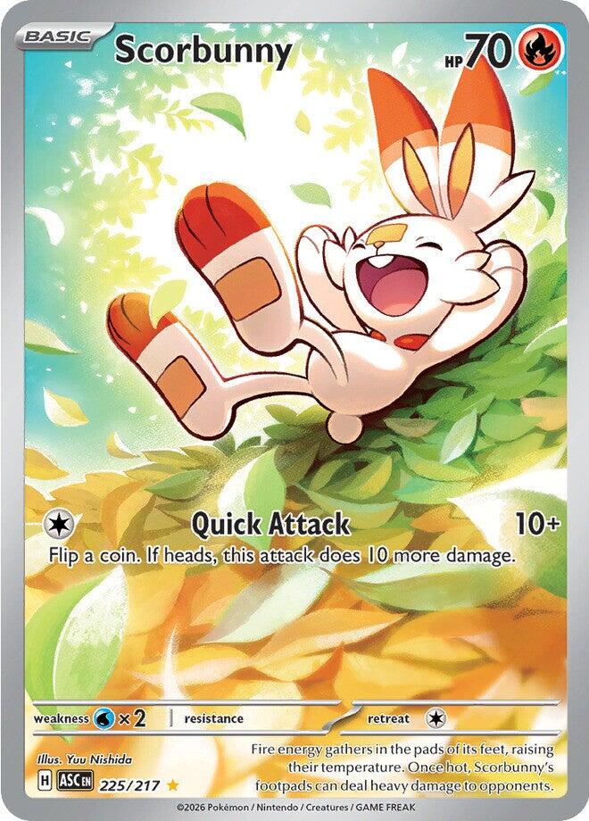 Scorbunny (225/217) [Mega Evolution: Ascended Heroes] | Devastation Store