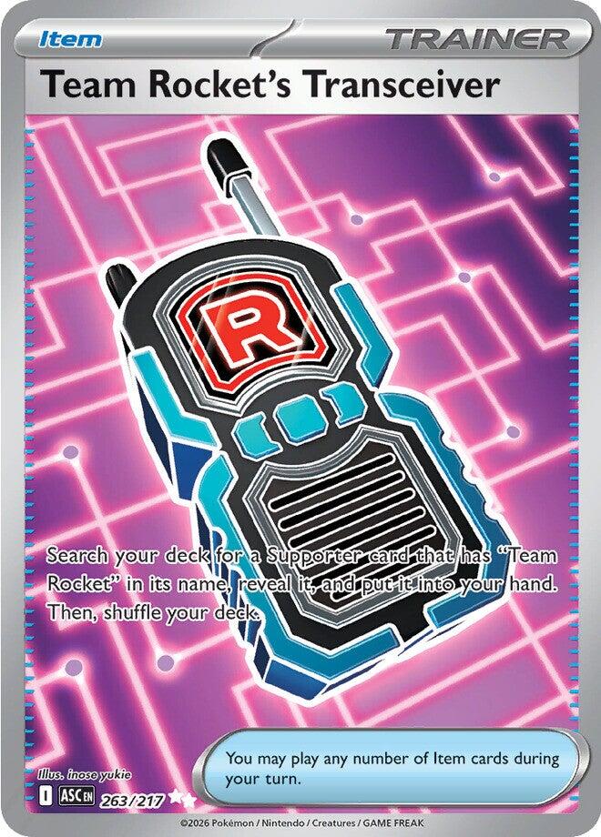 Team Rocket's Transceiver (263/217) [Mega Evolution: Ascended Heroes] | Devastation Store