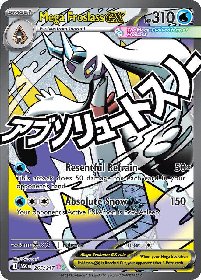 Mega Froslass ex (265/217) [Mega Evolution: Ascended Heroes] | Devastation Store