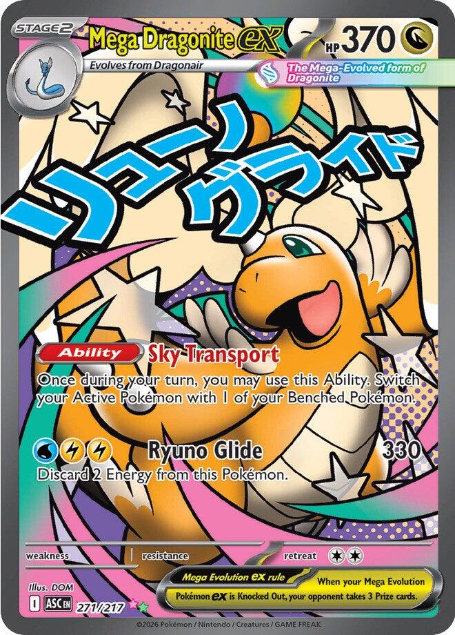 Mega Dragonite ex (271/217) [Mega Evolution: Ascended Heroes] | Devastation Store