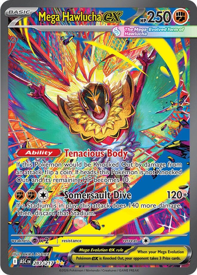 Mega Hawlucha ex (283/217) [Mega Evolution: Ascended Heroes] | Devastation Store