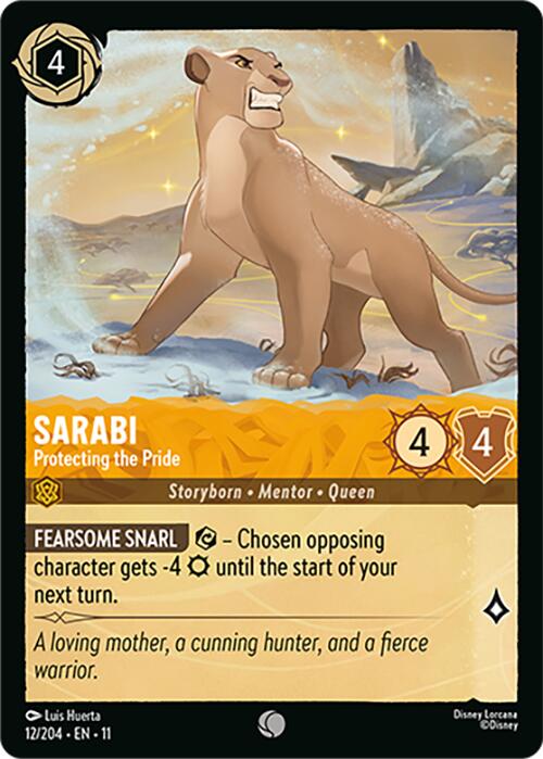 Sarabi - Protecting the Pride (12/204) [Winterspell] | Devastation Store