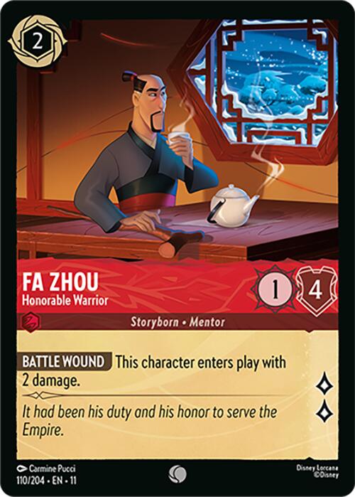 Fa Zhou - Honorable Warrior (110/204) [Winterspell] | Devastation Store