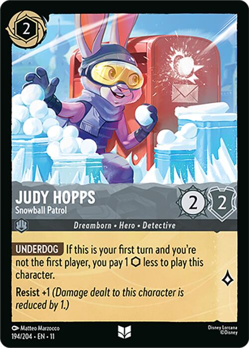 Judy Hopps - Snowball Patrol (194/204) [Winterspell] | Devastation Store